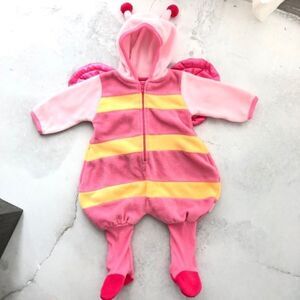 NEW Vintage Baby Size 12 Months Hooded Butterfly 🦋 Fairy Halloween Costume-cute